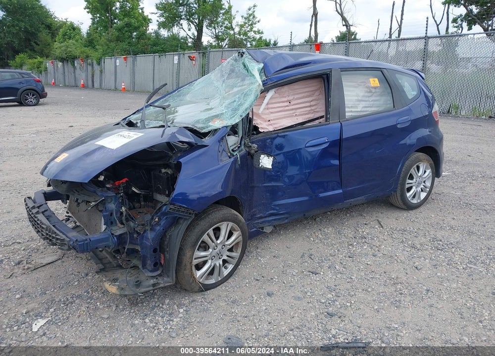 2009 HONDA FIT SPORT VIN: JHMGE88409S066702