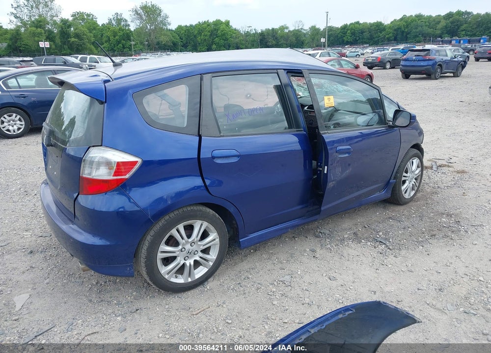 2009 HONDA FIT SPORT VIN: JHMGE88409S066702