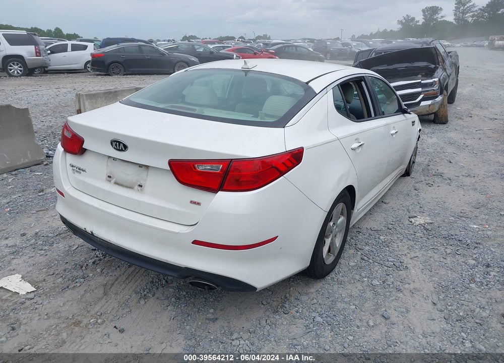 2015 KIA OPTIMA LX VIN: KNAGM4A77F5624845