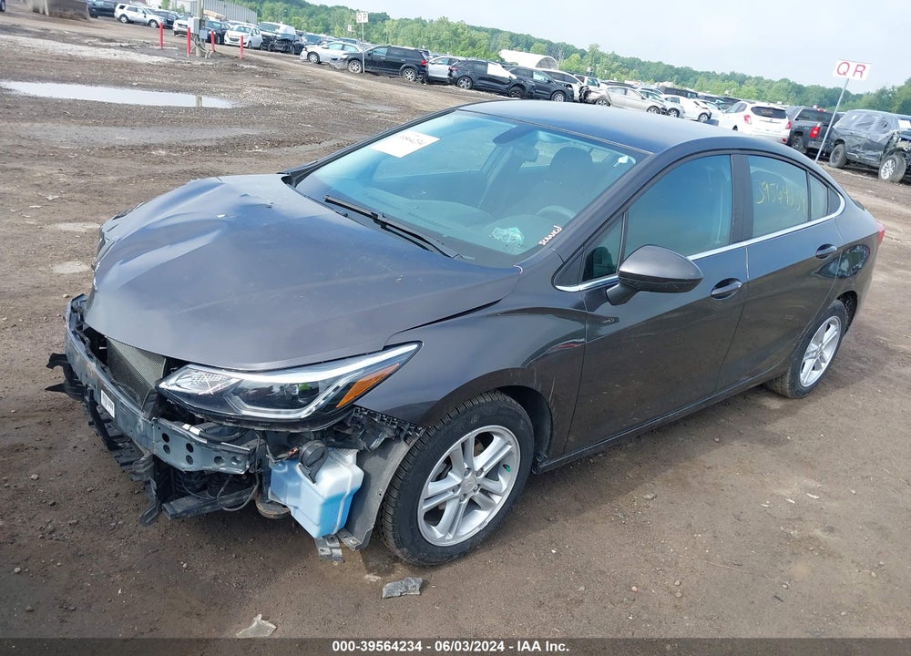 2017 CHEVROLET CRUZE LT AUTO VIN: 1G1BE5SM2H7136245