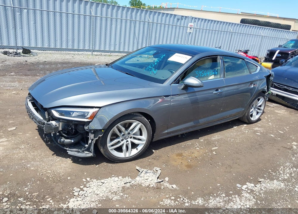 2019 AUDI A5 45 PREMIUM VIN: WAUBNDF53KA068470
