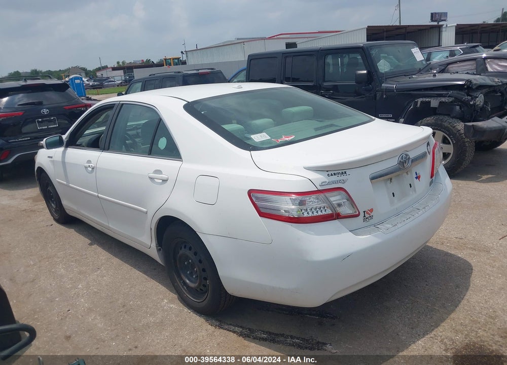 2011 TOYOTA CAMRY HYBRID VIN: 4T1BB3EK5BU140678