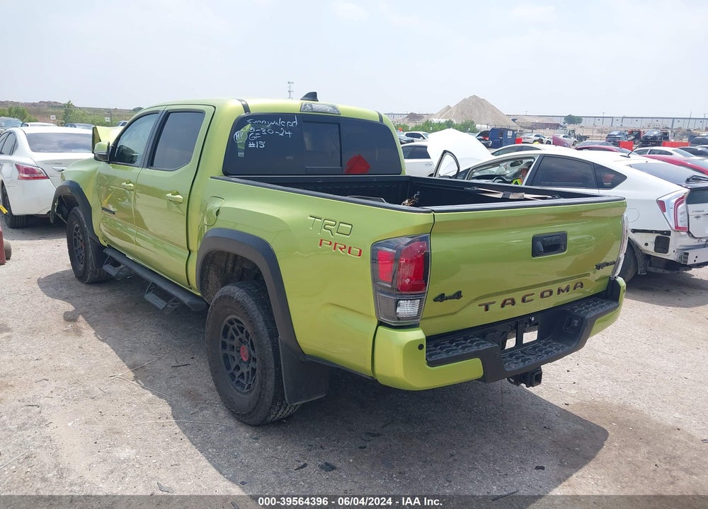 2022 TOYOTA TACOMA TRD PRO VIN: 3TYCZ5AN0NT068687