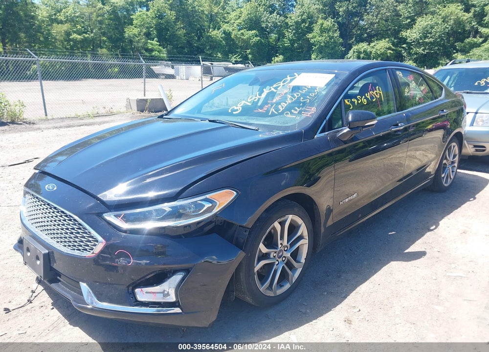 2019 FORD FUSION HYBRID TITANIUM VIN: 3FA6P0RUXKR106749