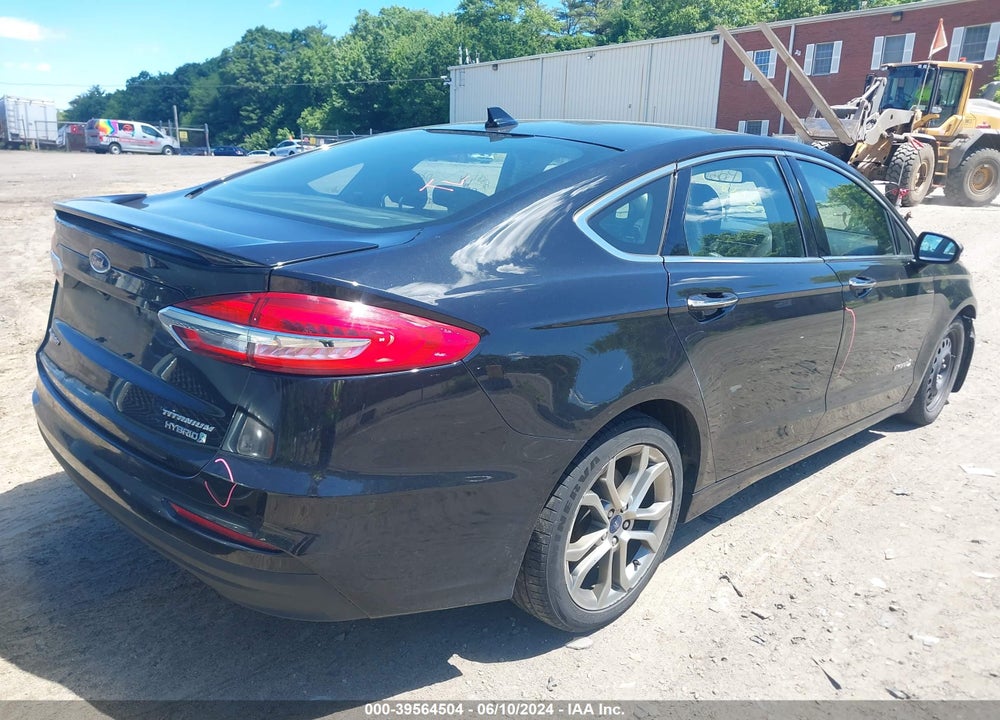 2019 FORD FUSION HYBRID TITANIUM VIN: 3FA6P0RUXKR106749
