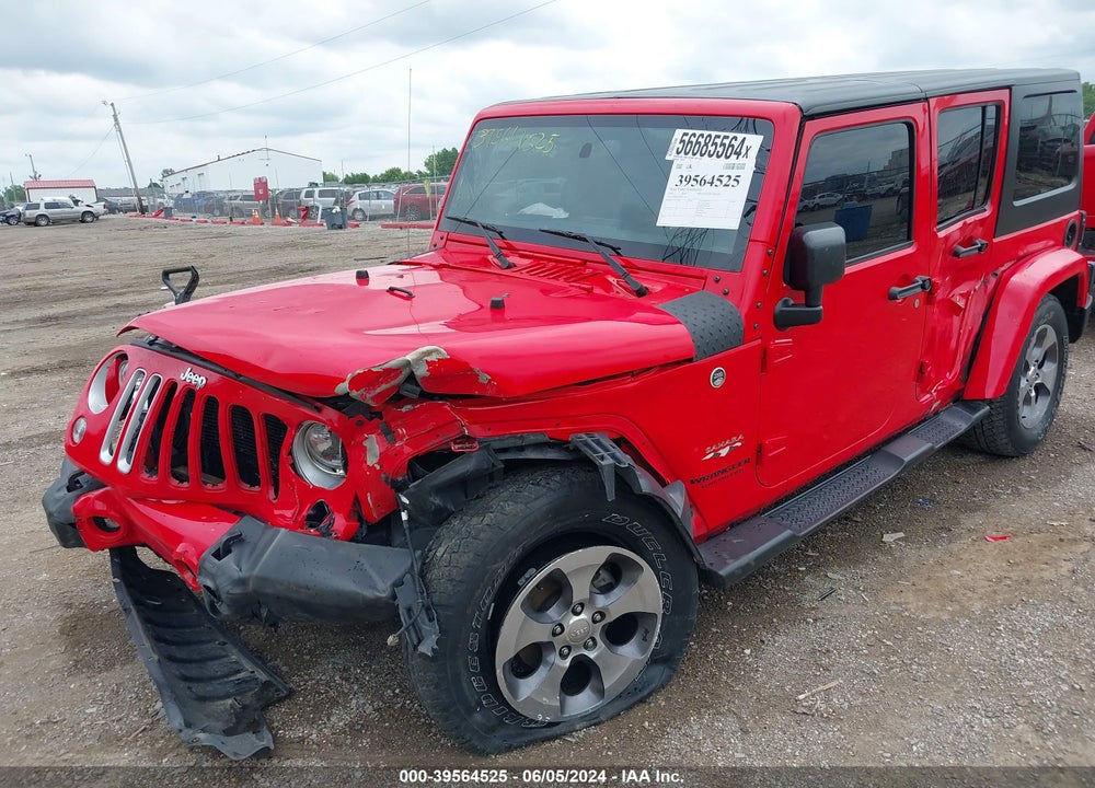2016 JEEP WRANGLER UNLIMITED SAHARA VIN: 1C4BJWEG7GL144572