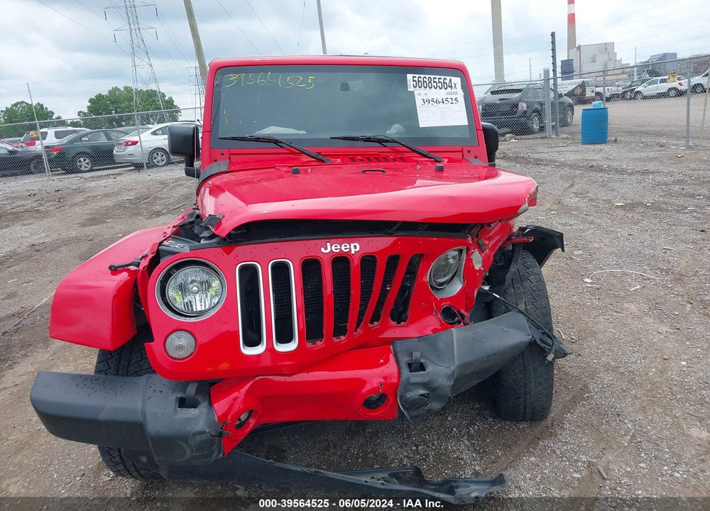 2016 JEEP WRANGLER UNLIMITED SAHARA VIN: 1C4BJWEG7GL144572