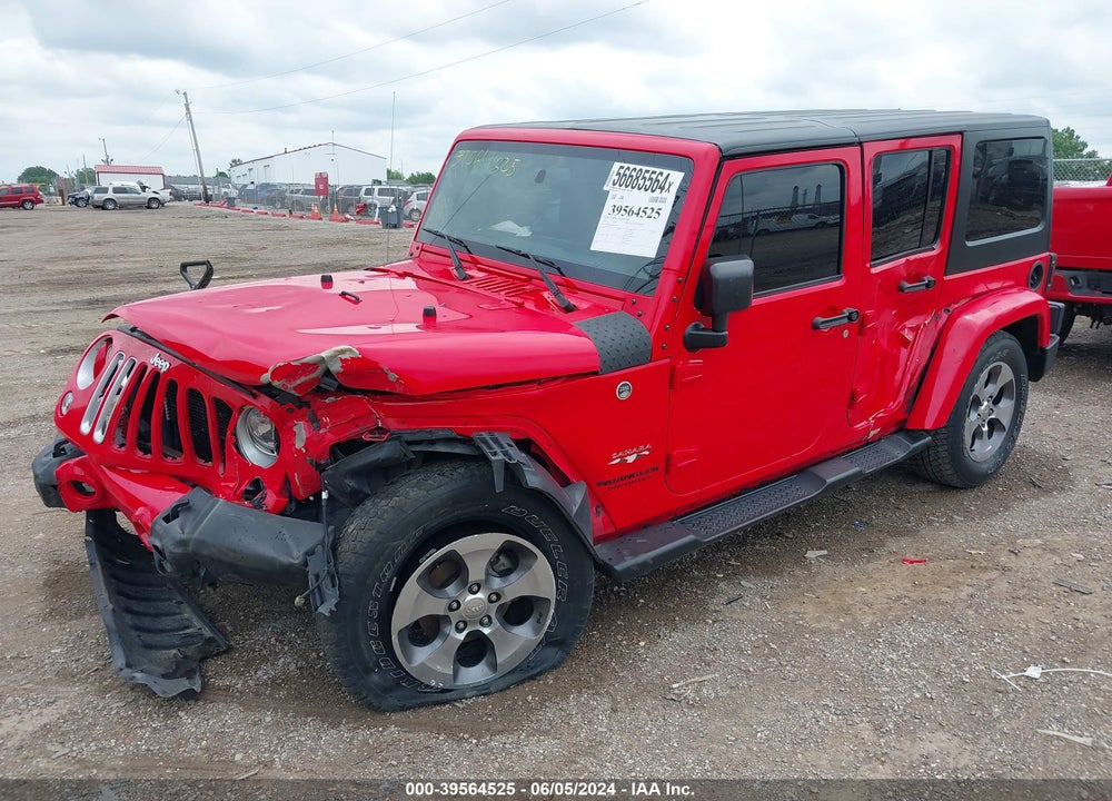 2016 JEEP WRANGLER UNLIMITED SAHARA VIN: 1C4BJWEG7GL144572