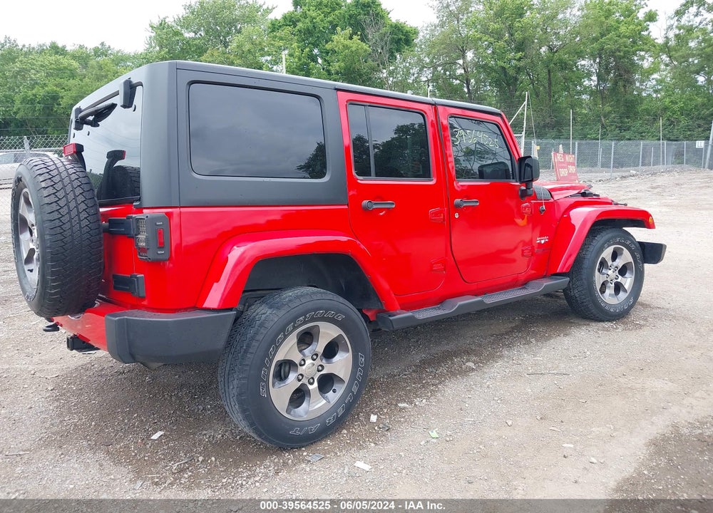 2016 JEEP WRANGLER UNLIMITED SAHARA VIN: 1C4BJWEG7GL144572