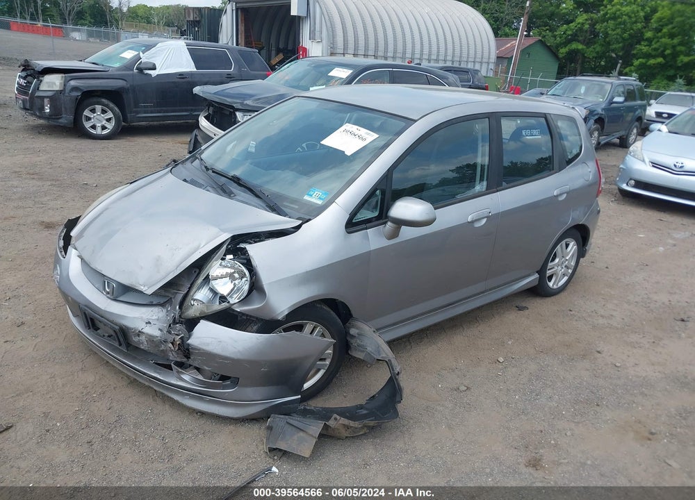 2007 HONDA FIT SPORT VIN: JHMGD386X7S030391