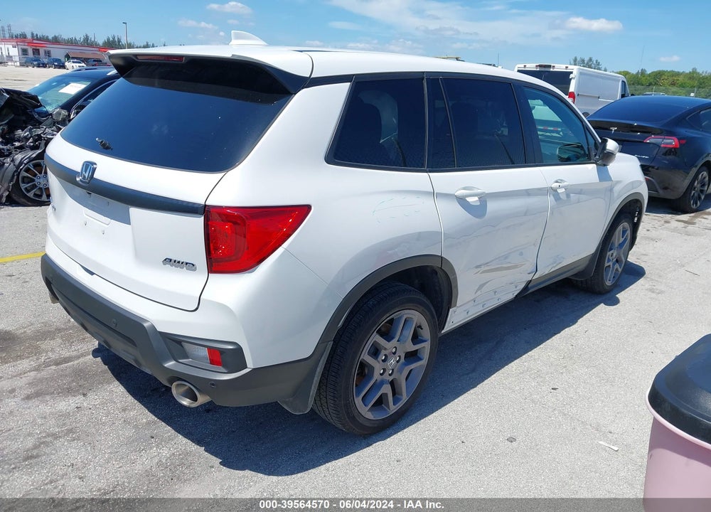 2023 HONDA PASSPORT VIN: 5FNYF8H50PB023189
