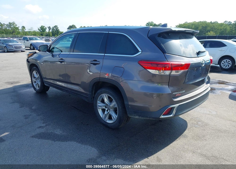 2019 TOYOTA HIGHLANDER LIMITED VIN: 5TDYZRFH9KS304003