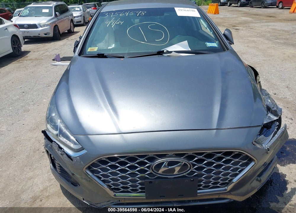 2019 HYUNDAI SONATA SEL VIN: 5NPE34AFXKH784538