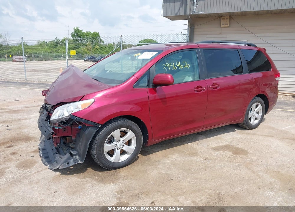 2011 TOYOTA SIENNA VIN: 5TDKK3DC9BS140301
