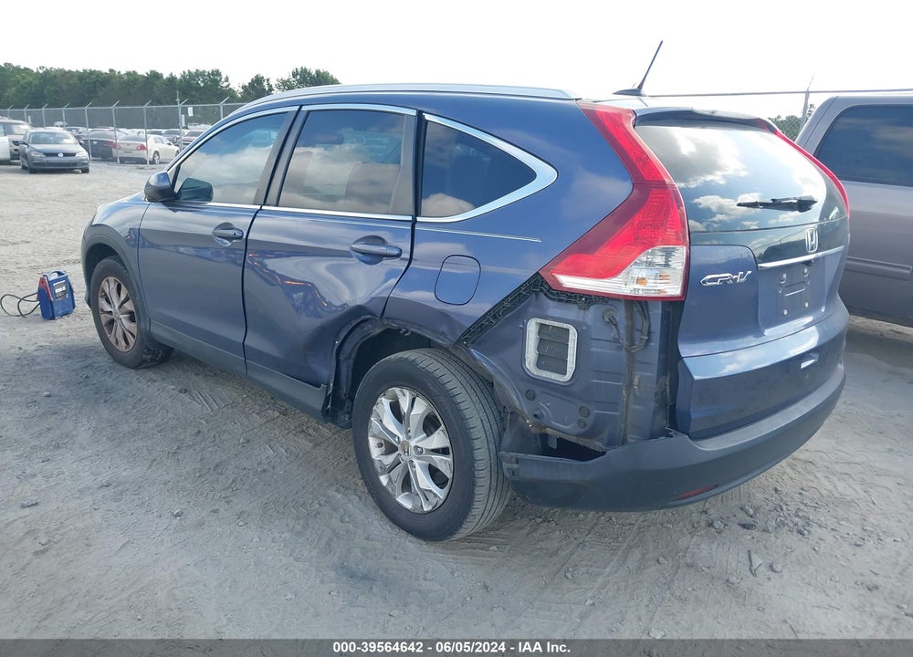 2013 HONDA CR-V EX-L VIN: 5J6RM3H75DL029202