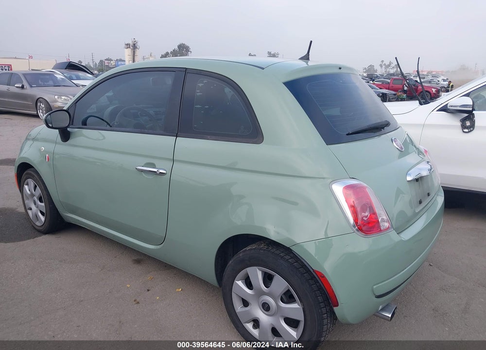 2013 FIAT 500 POP VIN: 3C3CFFAR3DT612086