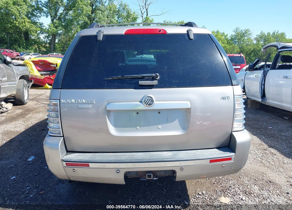 2008 MERCURY MOUNTAINEER PREMIER VIN: 4M2EU48E18UJ04478