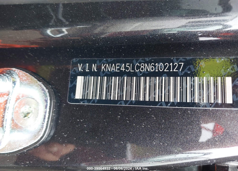 2022 KIA STINGER GT1 VIN: KNAE45LC8N6102127