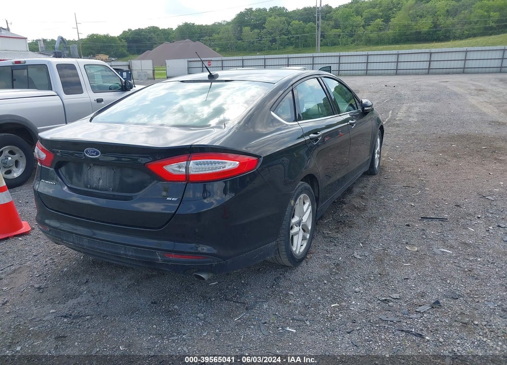 2016 FORD FUSION SE VIN: 3FA6P0H75GR288850