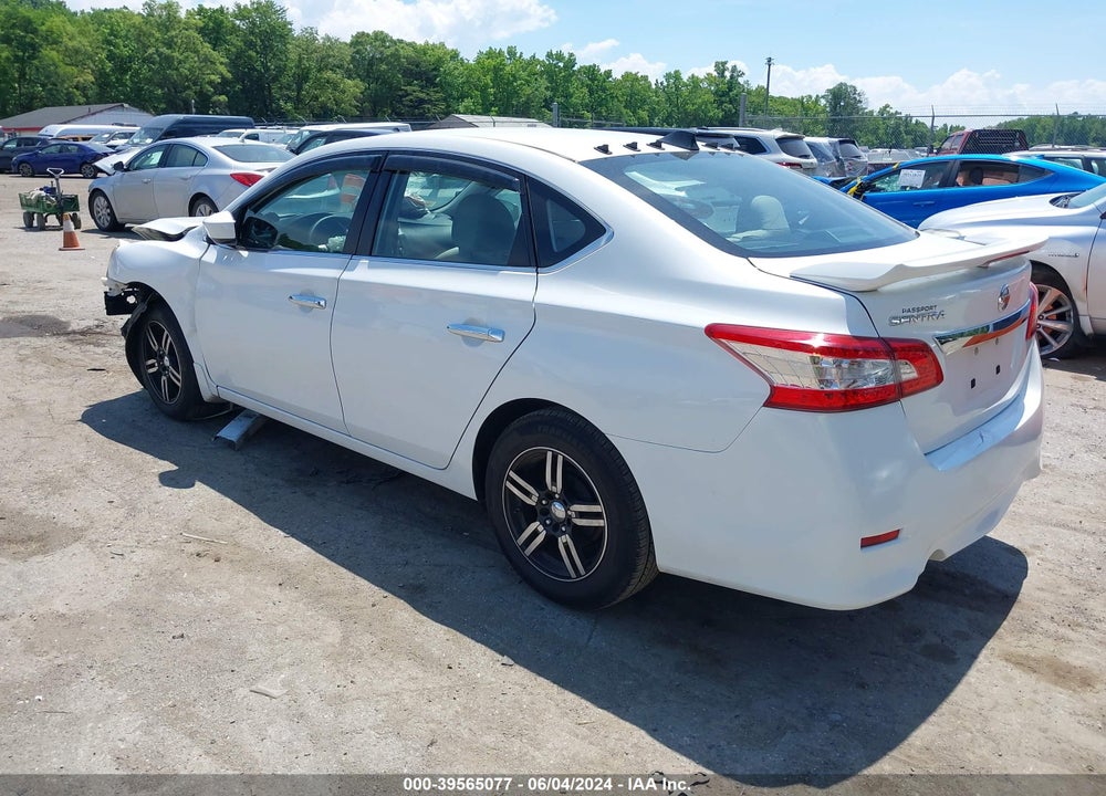 2015 NISSAN SENTRA S VIN: 3N1AB7AP1FY380406
