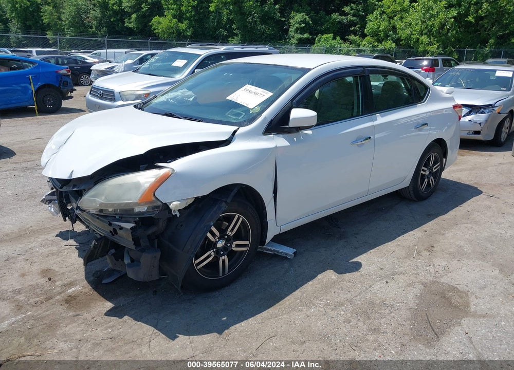 2015 NISSAN SENTRA S VIN: 3N1AB7AP1FY380406