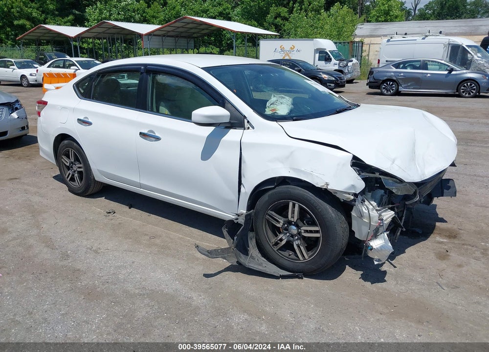 2015 NISSAN SENTRA S VIN: 3N1AB7AP1FY380406