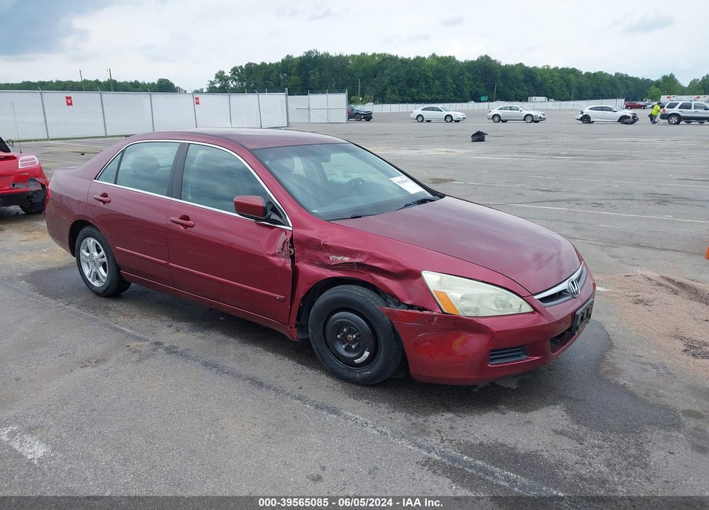 2006 HONDA ACCORD 2.4 SE VIN: 1HGCM56326A066697