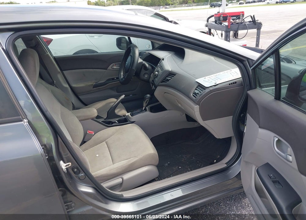 2012 HONDA CIVIC LX VIN: 19XFB2F51CE103393