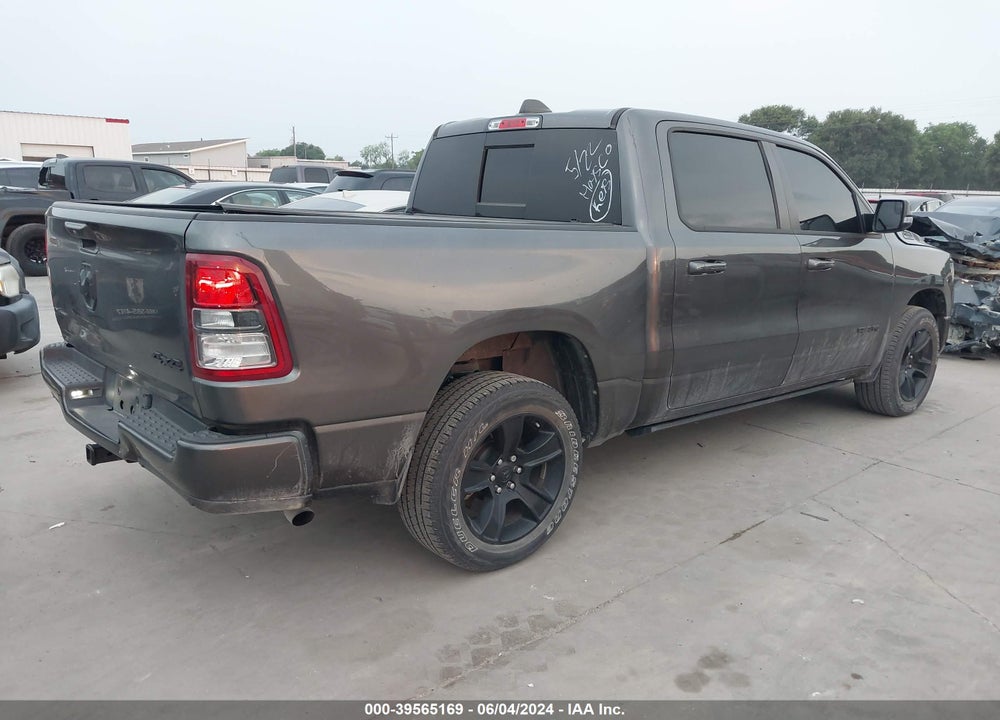 2022 RAM 1500 LONE STAR 4X4 5'7 BOX VIN: 1C6RRFFG3NN297920