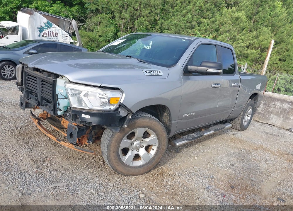2019 RAM 1500 BIG HORN/LONE STAR QUAD CAB 4X4 6'4 BOX VIN: 1C6SRFBT9KN759221