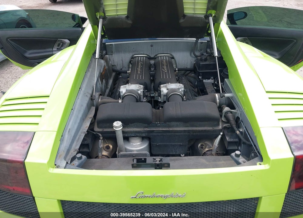 2005 LAMBORGHINI GALLARDO VIN: ZHWGU11SX5LA01939