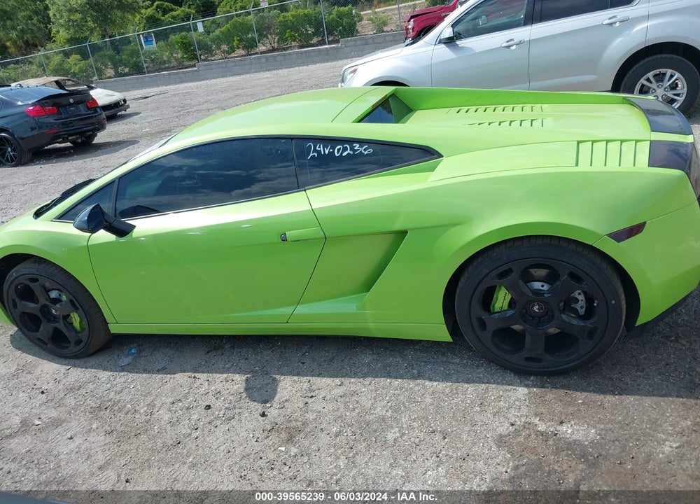 2005 LAMBORGHINI GALLARDO VIN: ZHWGU11SX5LA01939