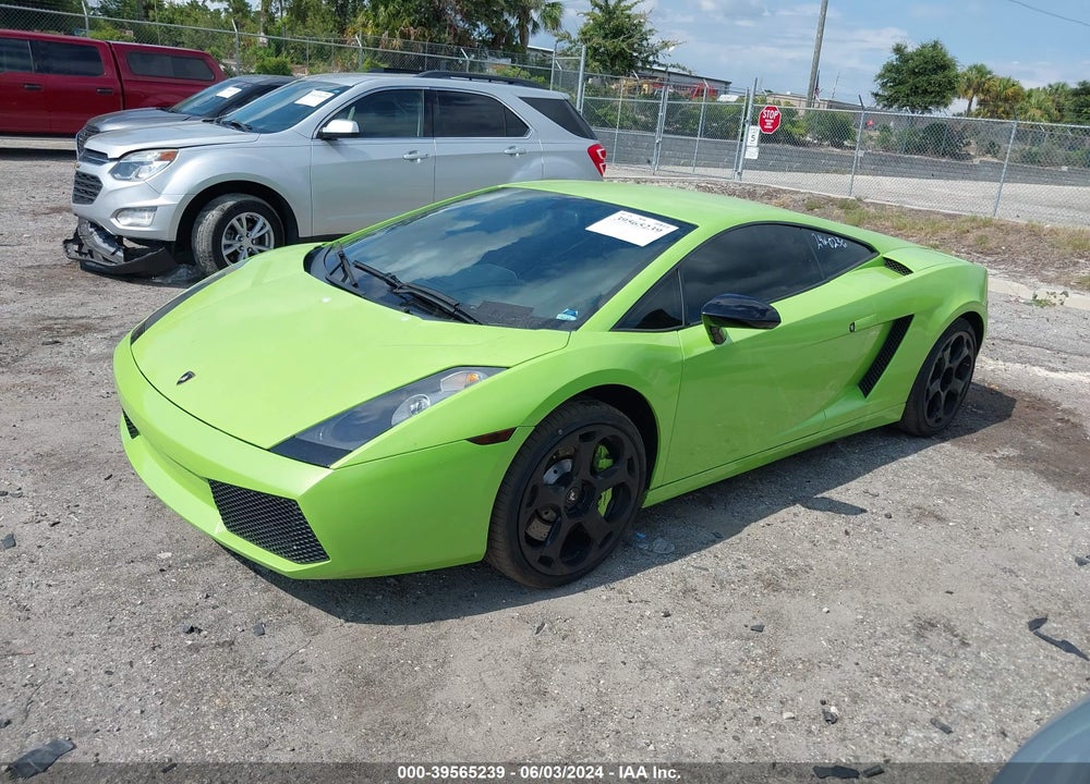 2005 LAMBORGHINI GALLARDO VIN: ZHWGU11SX5LA01939