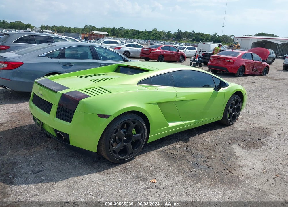 2005 LAMBORGHINI GALLARDO VIN: ZHWGU11SX5LA01939
