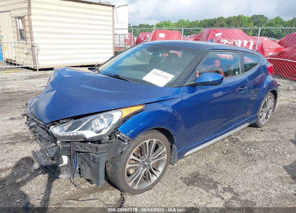 2016 HYUNDAI VELOSTER TURBO R-SPEC VIN: KMHTC6AE1GU285422