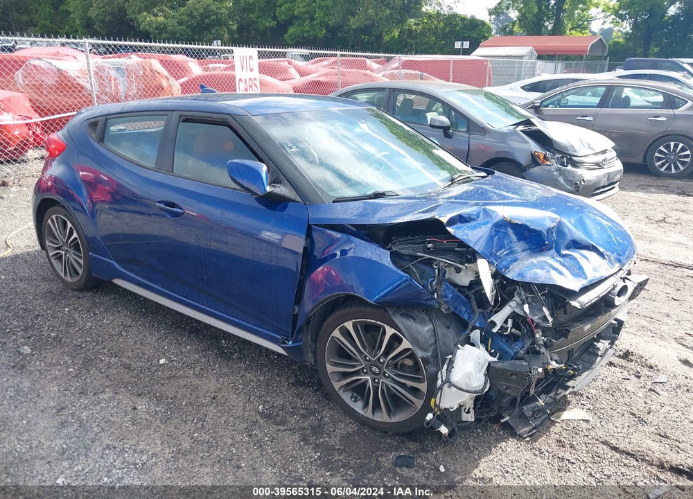 2016 HYUNDAI VELOSTER TURBO R-SPEC VIN: KMHTC6AE1GU285422