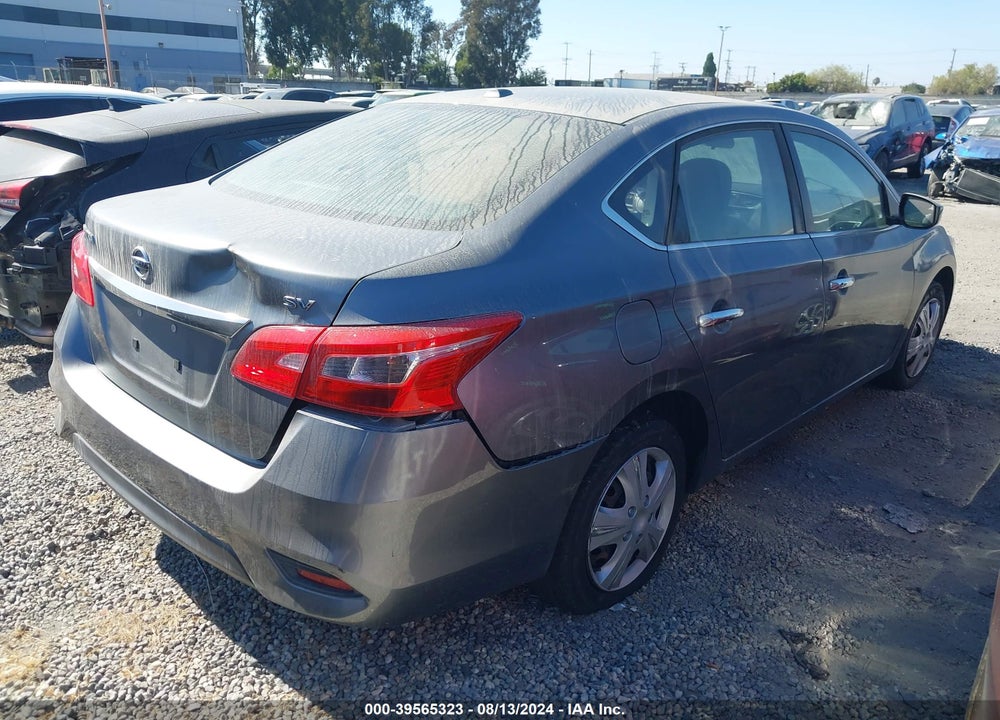 2017 NISSAN SENTRA SV VIN: 3N1AB7AP9HY344403