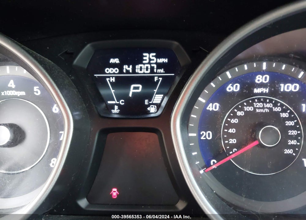 2013 HYUNDAI ELANTRA GLS VIN: 5NPDH4AE6DH398870