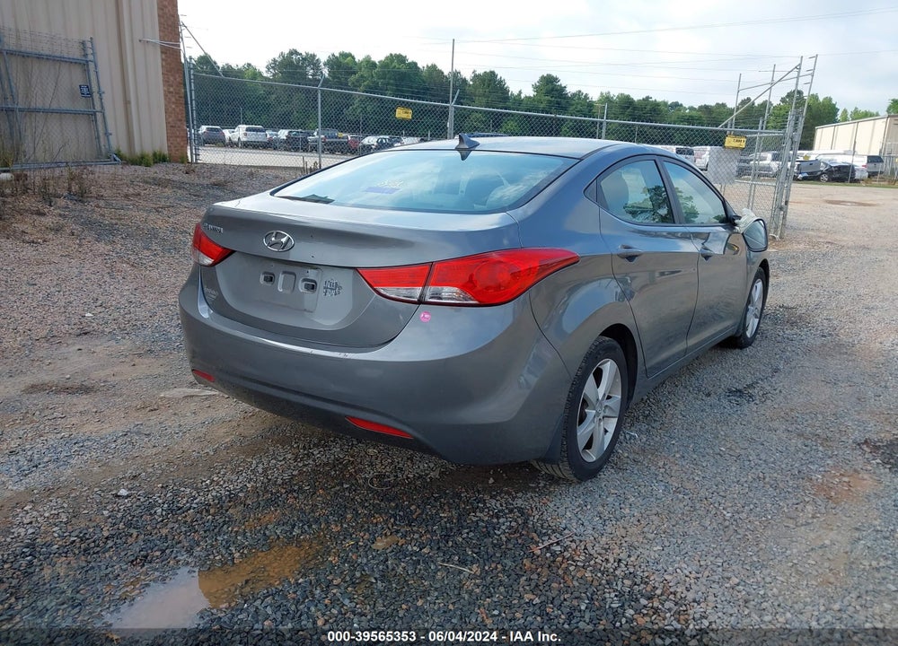 2013 HYUNDAI ELANTRA GLS VIN: 5NPDH4AE6DH398870