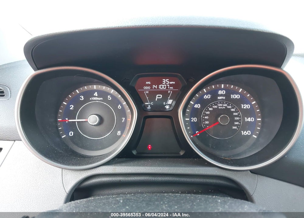 2013 HYUNDAI ELANTRA GLS VIN: 5NPDH4AE6DH398870