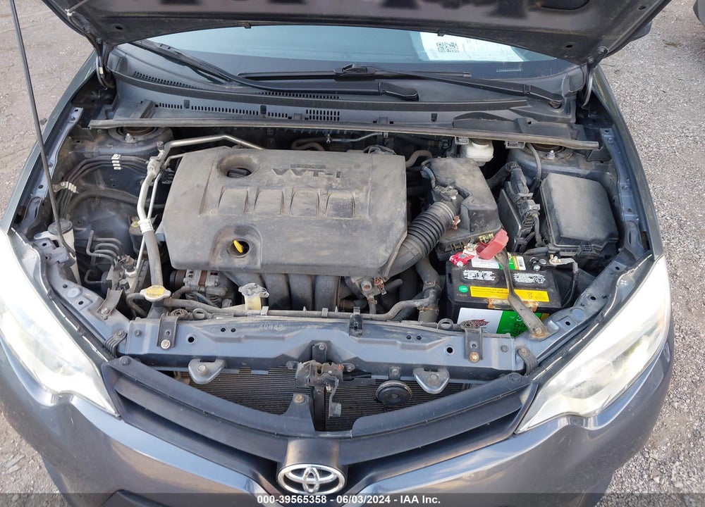 2014 TOYOTA COROLLA LE PLUS VIN: 5YFBURHEXEP016446