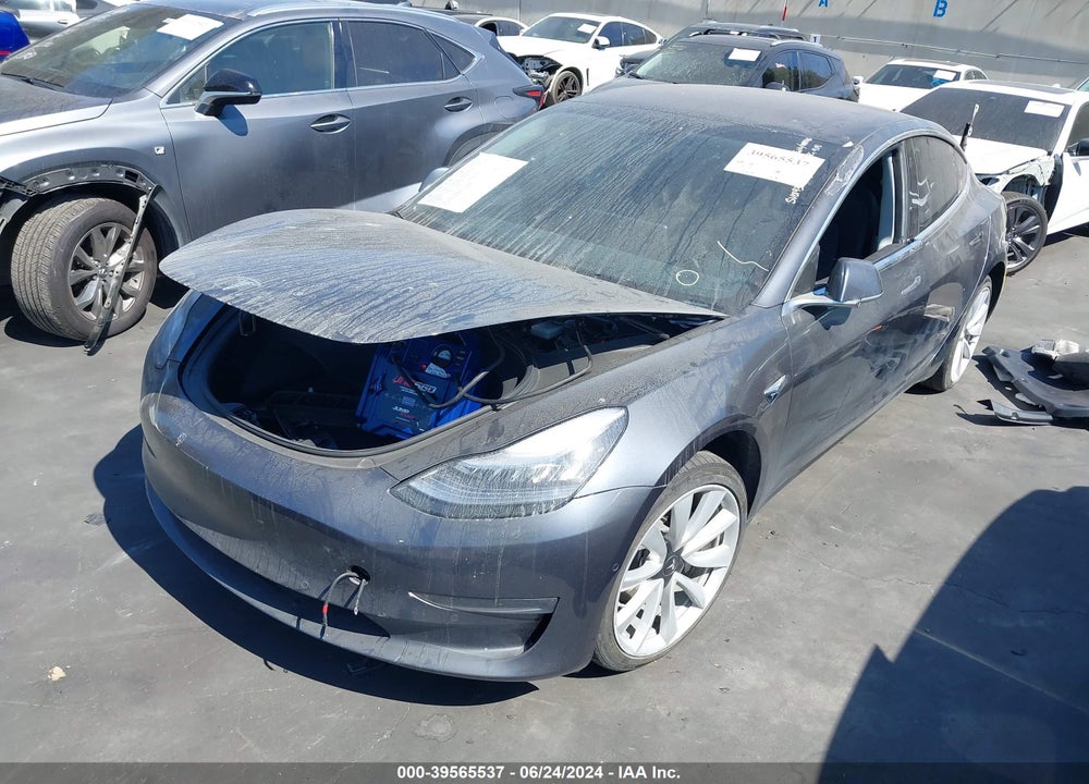 2018 TESLA MODEL 3 LONG RANGE/MID RANGE VIN: 5YJ3E1EA3JF015200