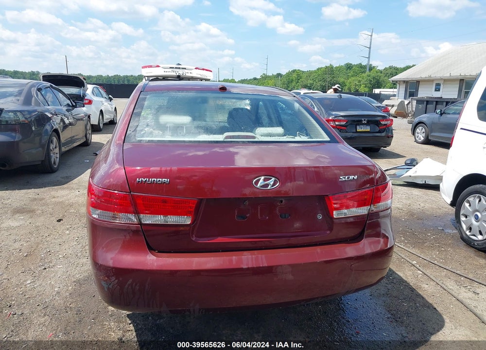 2007 HYUNDAI SONATA GLS VIN: 5NPET46C07H293921