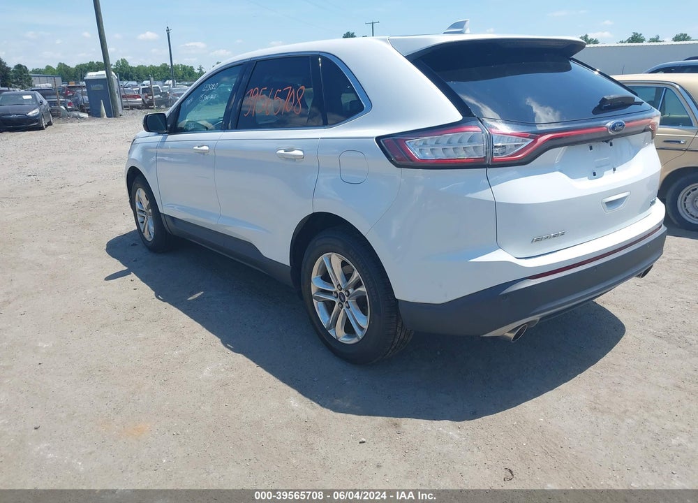 2015 FORD EDGE SEL VIN: 2FMTK3J90FBB03735