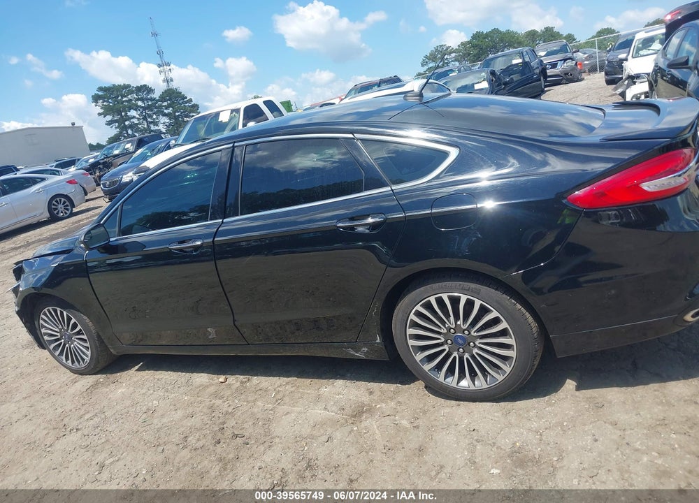 2018 FORD FUSION TITANIUM VIN: 3FA6P0D99JR206407