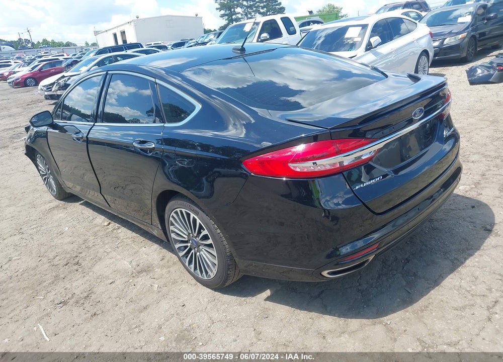 2018 FORD FUSION TITANIUM VIN: 3FA6P0D99JR206407