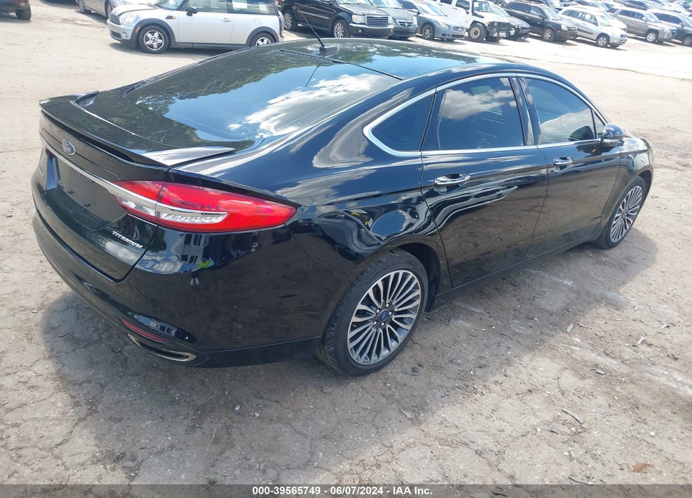 2018 FORD FUSION TITANIUM VIN: 3FA6P0D99JR206407