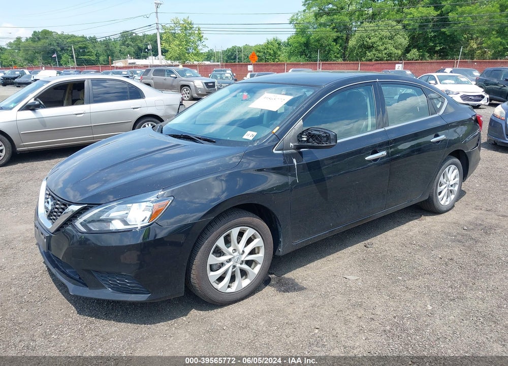 2019 NISSAN SENTRA SV VIN: 3N1AB7AP3KY395564