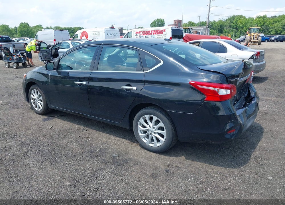 2019 NISSAN SENTRA SV VIN: 3N1AB7AP3KY395564