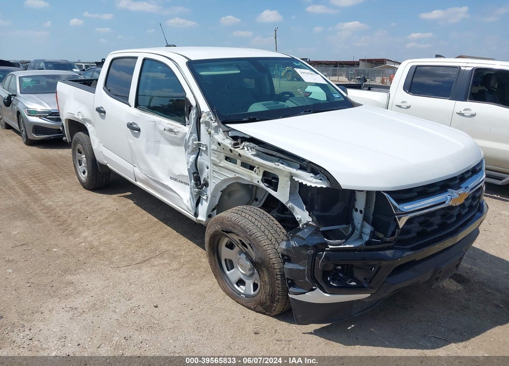2022 CHEVROLET COLORADO 2WD SHORT BOX WT VIN: 1GCGSBEA8N1298000